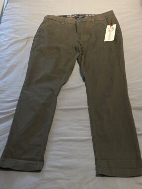 Dictionary Olive Green Chinos NWT